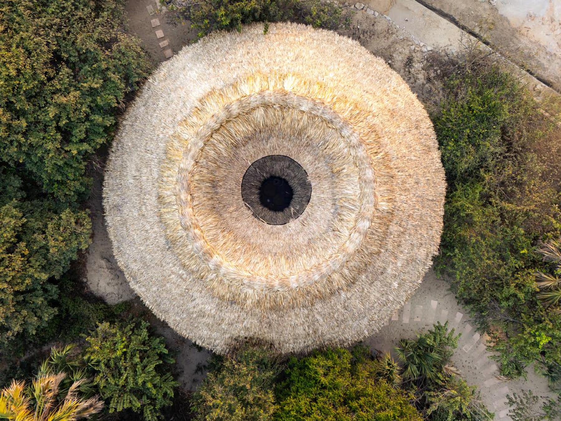 The temazcal from above